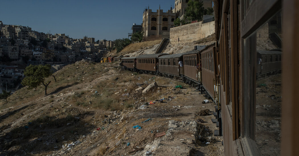 Retumbo a través de la Jordania moderna, un ferrocarril del pasado