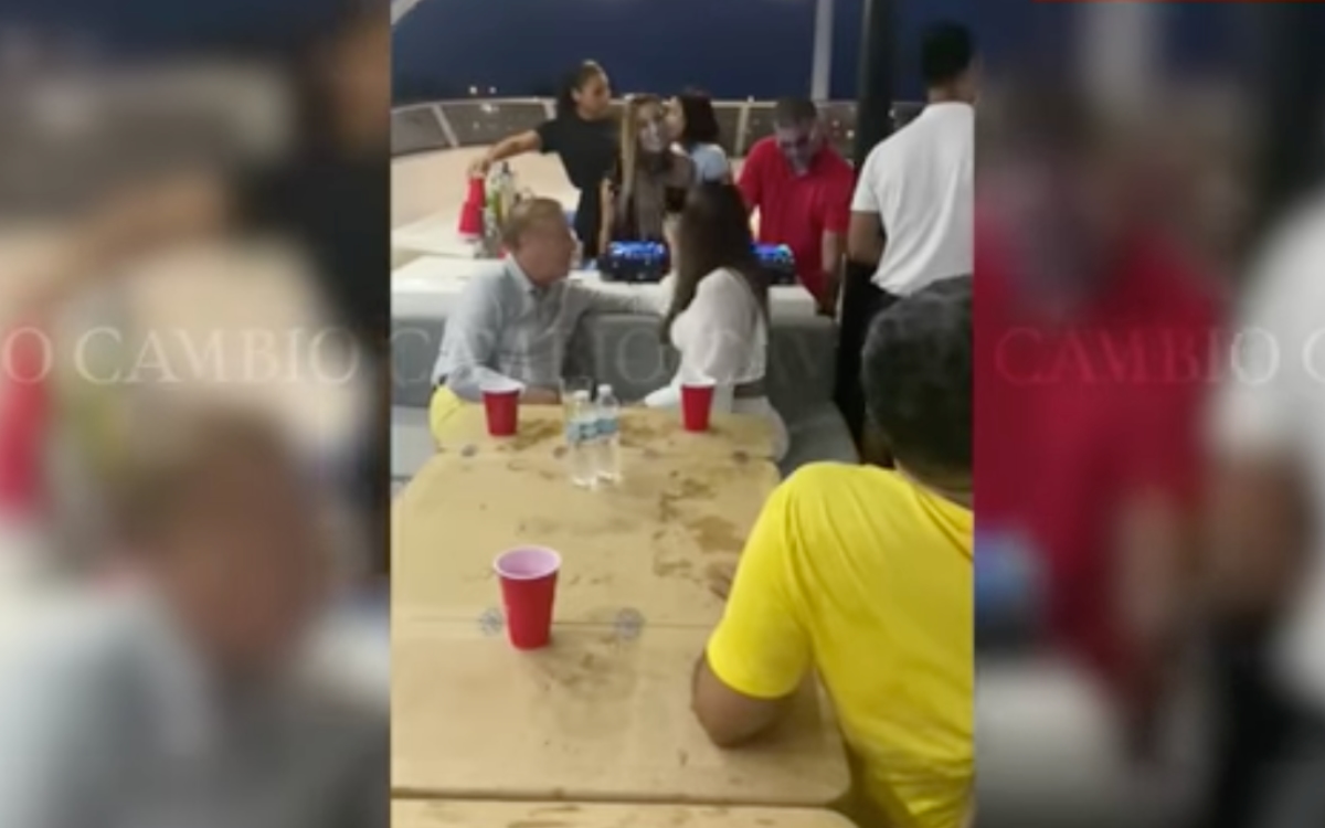 Revelan video de Rodolfo Hernandez en polémica fiesta en un yate en Miami dos días antes de las elecciones en Colombia