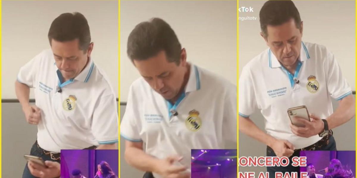 Roncero se desata como nunca imitando el baile viral de Vinicius