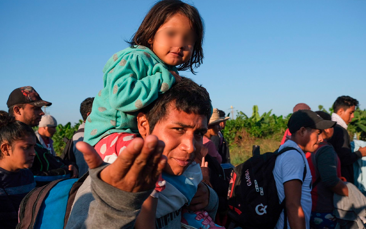 Save the Children estima que 20% de los integrantes de la nueva caravana migrante son niños y adolescentes