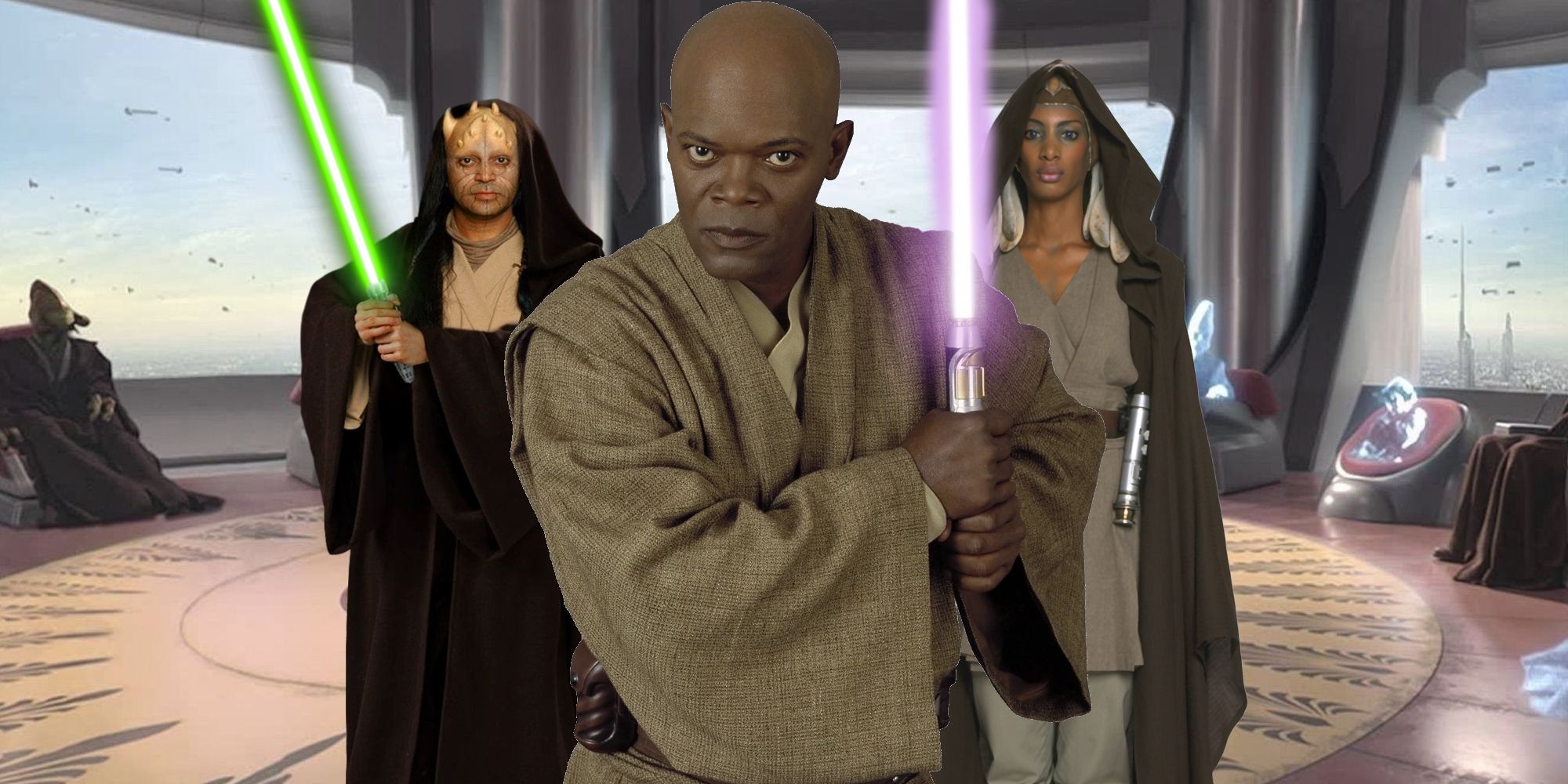 Star Wars: Todos los miembros del Consejo Jedi en La amenaza fantasma