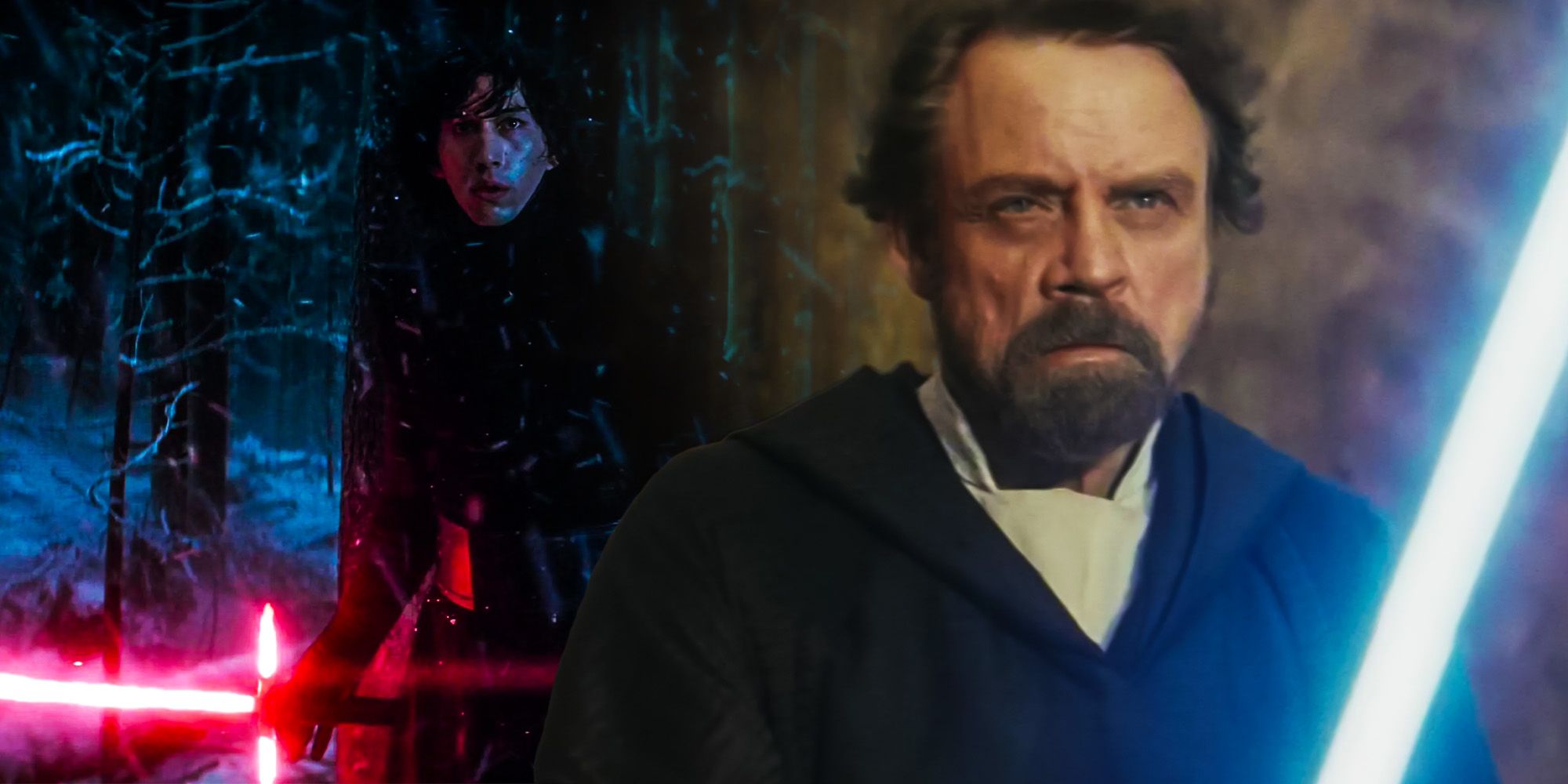 Star Wars: ¿Qué pasa si Luke Skywalker luchó contra Kylo Ren en The Force Awakens?