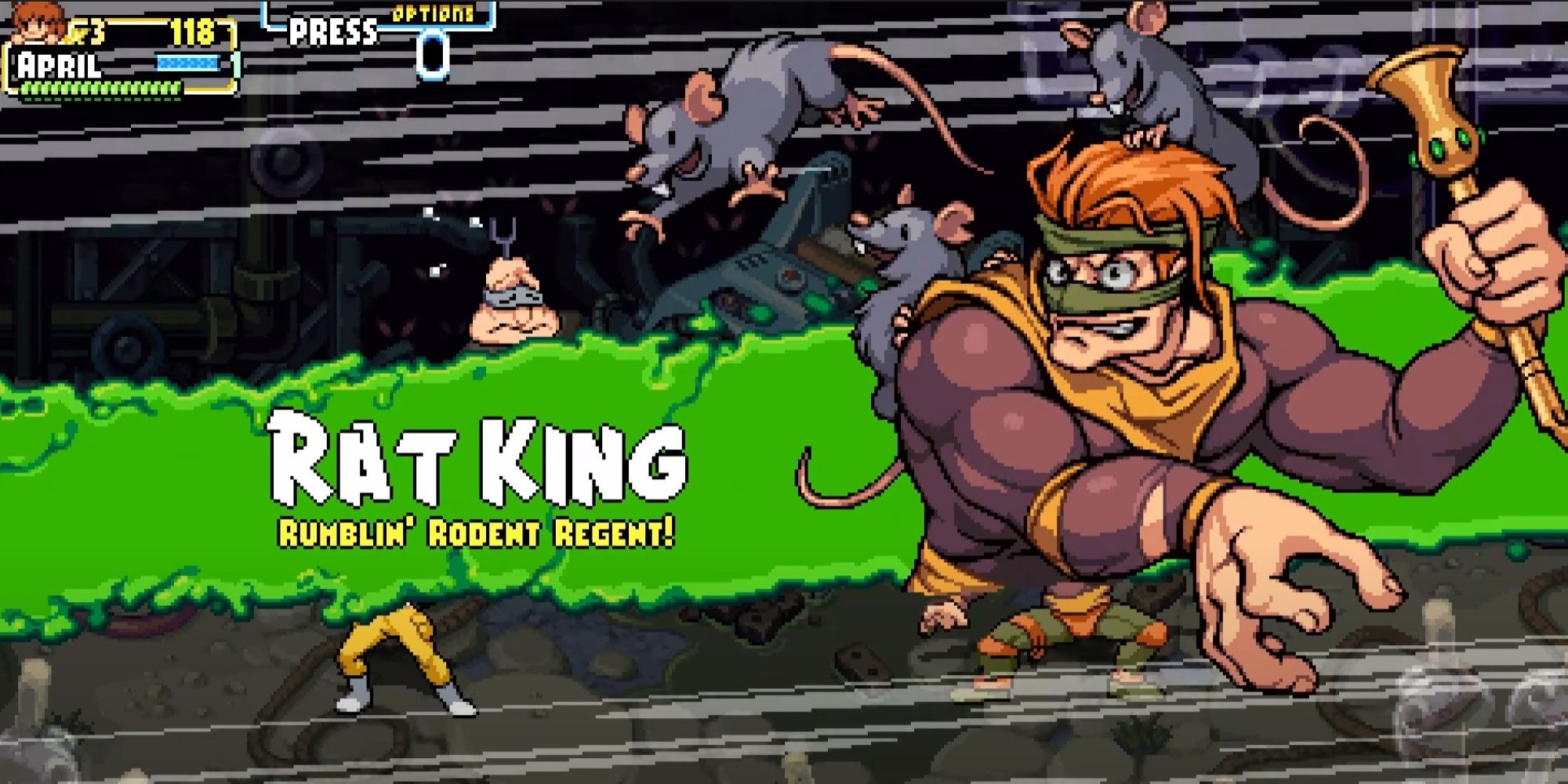 TMNT: Shredder's Revenge - Cómo vencer al Rey Rata (Guía del jefe)
