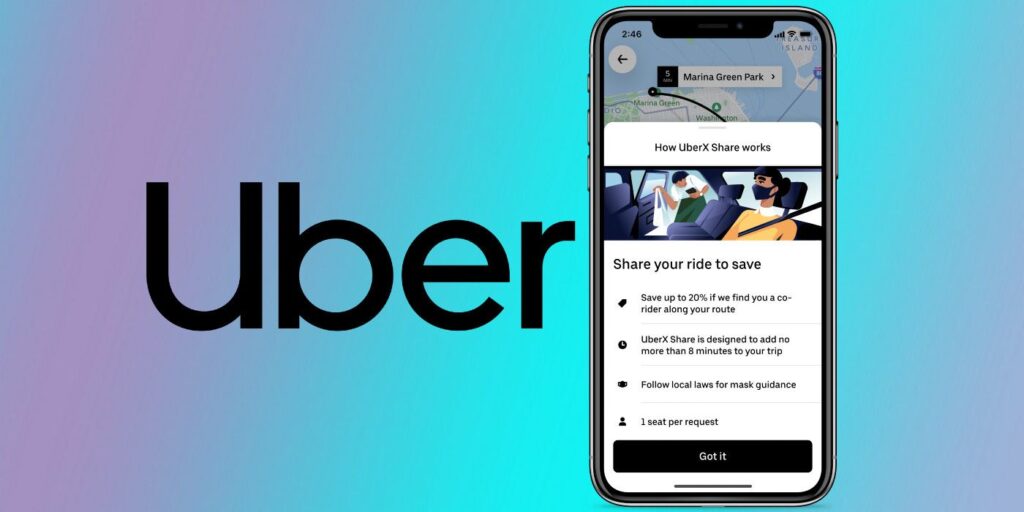 Uber trae de vuelta los viajes compartidos con UberX Share