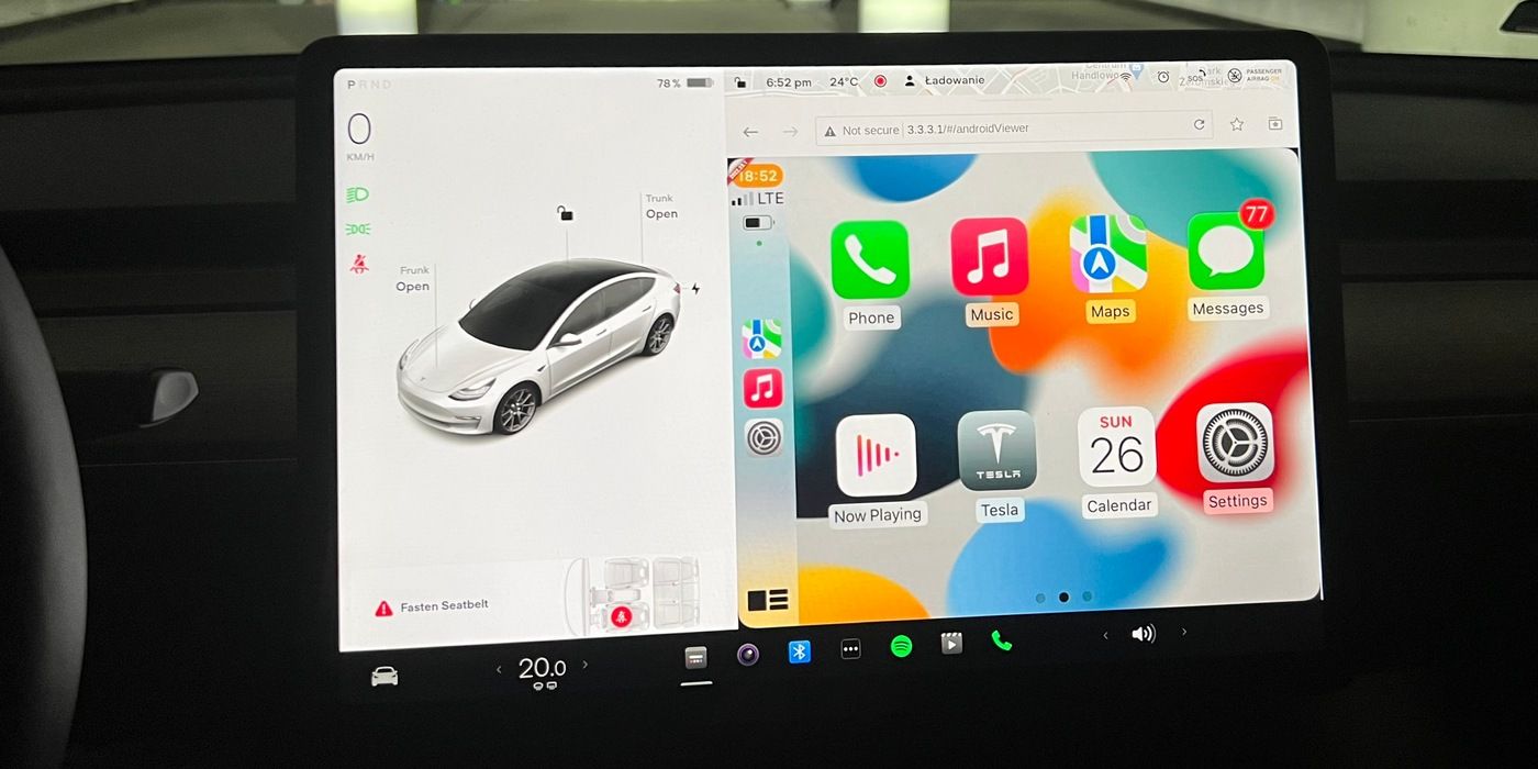 Una actualización de Android de Tesla permite que Apple CarPlay funcione en todos los modelos