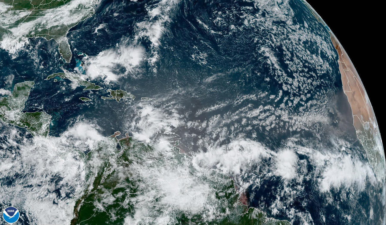 Una tormenta tropical se formaría en el mar Caribe en unos días