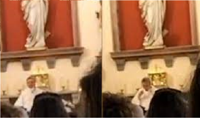 Video: Ebrio ofició misa un sacerdote, renuncia tras viralizarse video, aceptó que es alcohólico