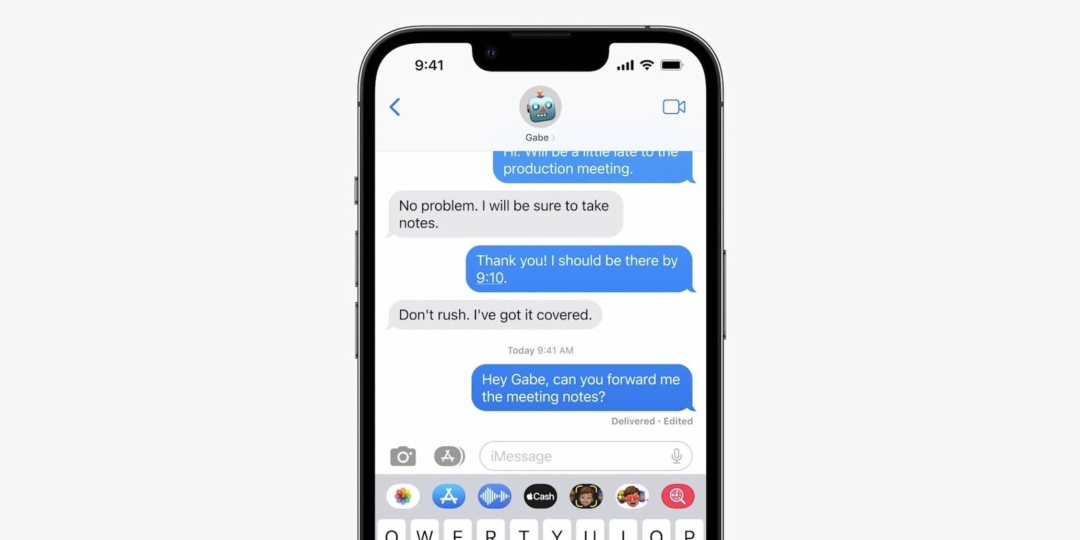 iOS 16 le permite editar y eliminar mensajes de iMessage después de que se hayan enviado