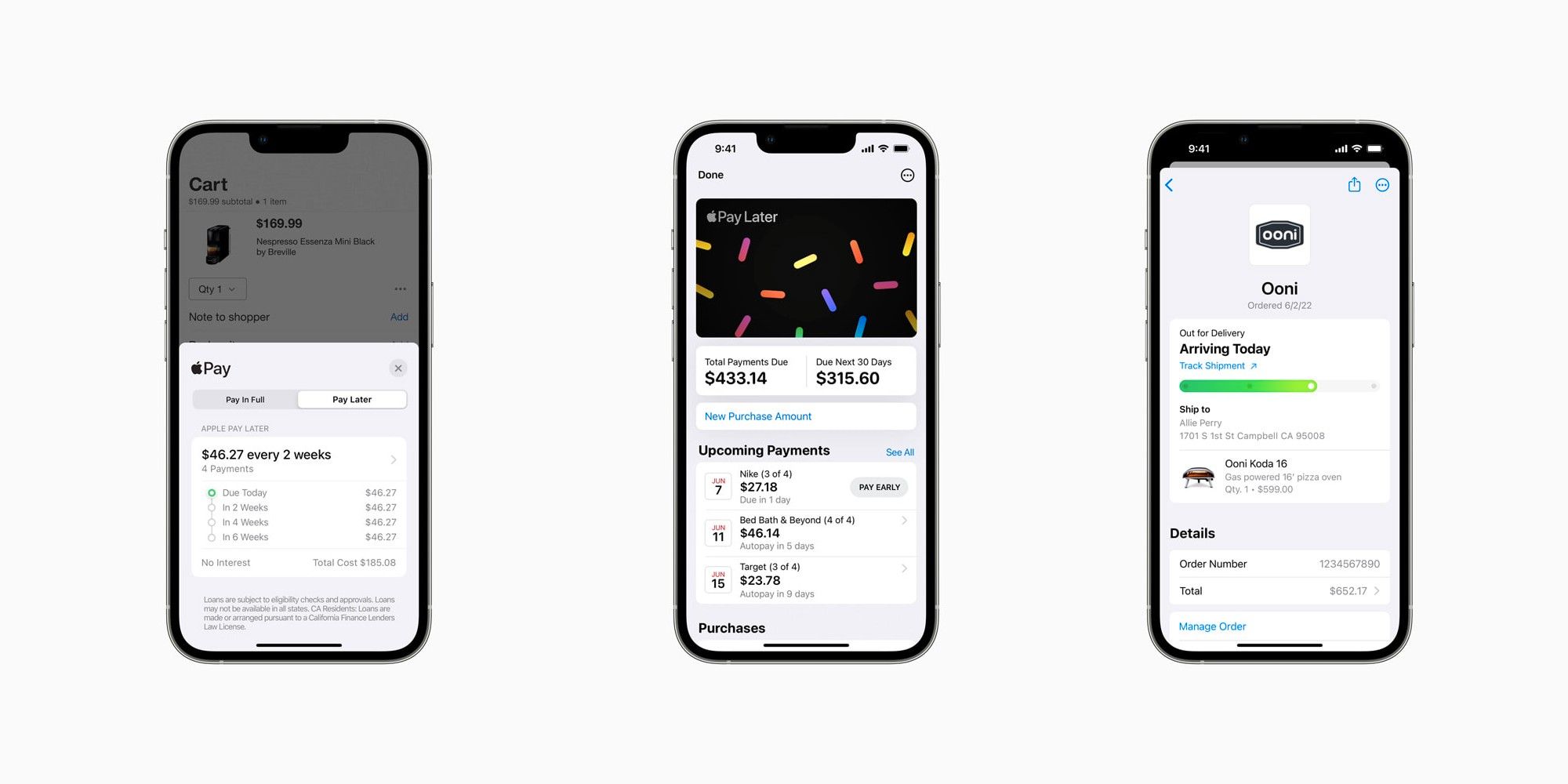 iOS 16 presenta Apple Pay Later con cero % de interés y sin cargos