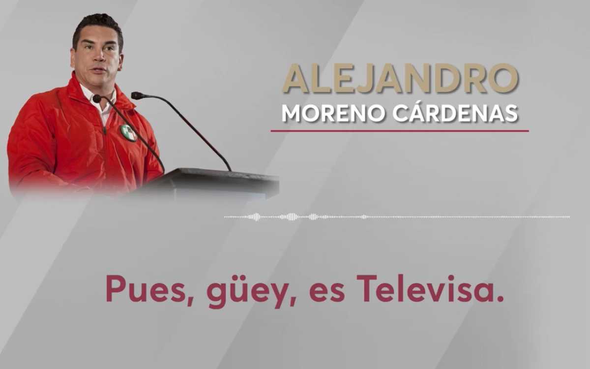 ‘Alito’ Moreno y pagos en ‘cash’ a Televisa: nuevo audio del dirigente del PRI, revelado por Sansores