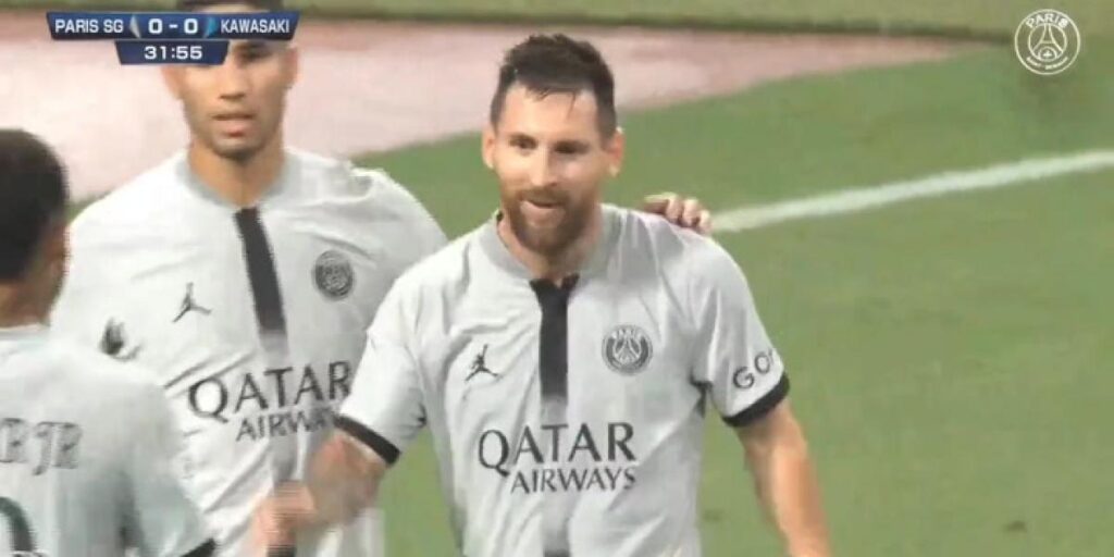 1-2: Messi ya marca con el PSG