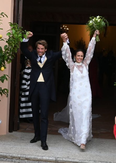 Casilda Aguilera Yago Antón en su boda / Gtres