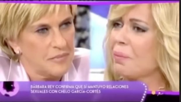 Bárbara Rey y Chelo García-Cortés en 'Sábado Deluxe' / Telecinco