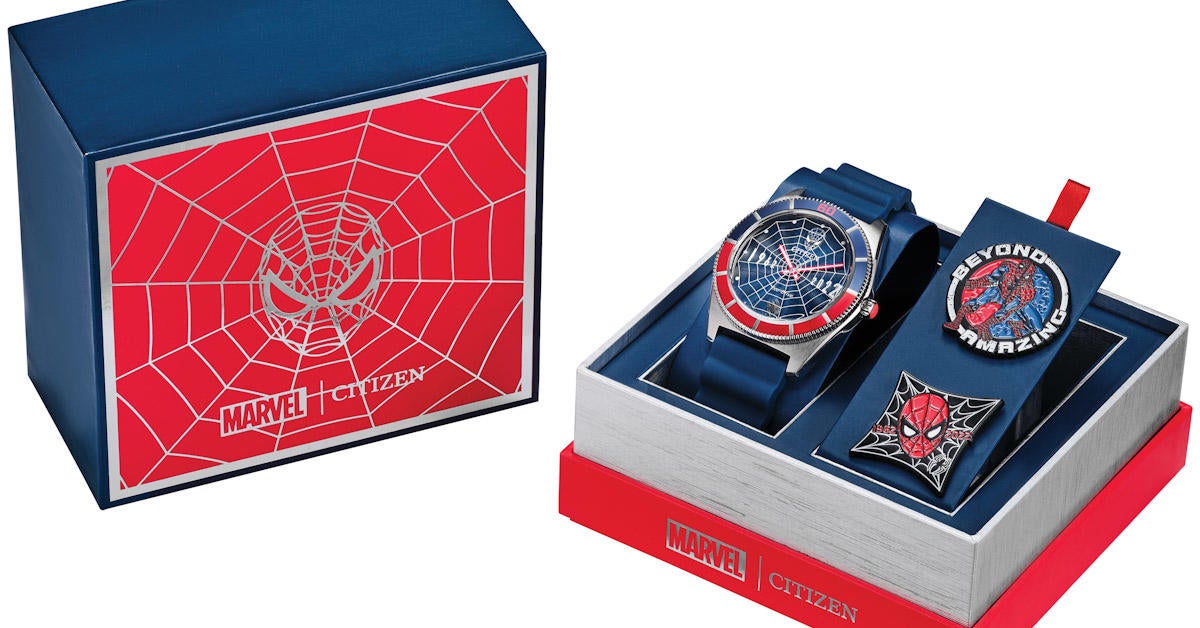 El reloj Citizen de edición limitada del 60 aniversario de Spider-Man tiene un 20 % de descuento