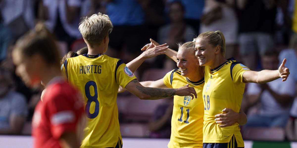 2-1: Suecia se rehace y consigue su primera victoria frente a Suiza