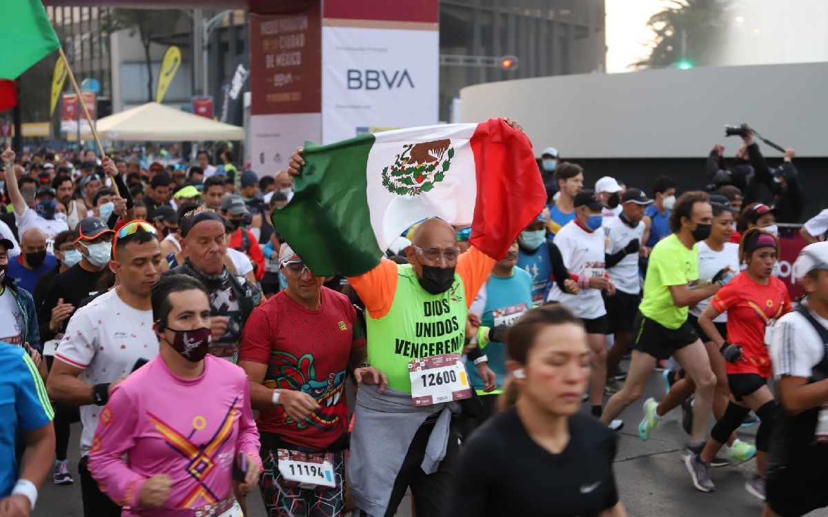 25 mil personas participarán en la edición XV del Medio Maratón de la Ciudad de México