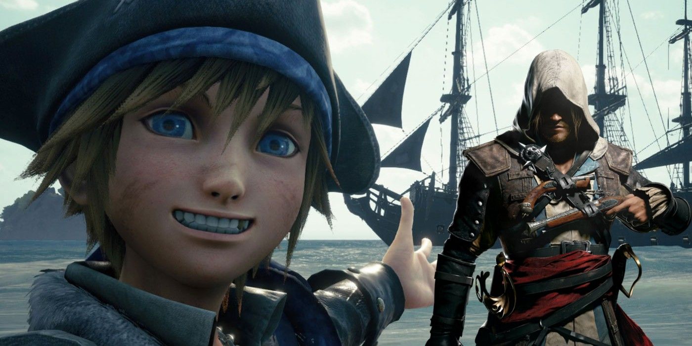 AC Black Flag comparado con Piratas del Caribe de Kingdom Hearts 3