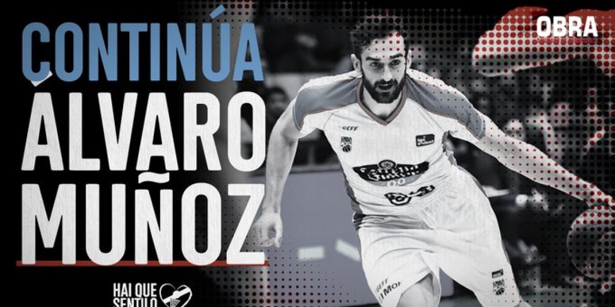 Álvaro Muñoz renueva con el Obradoiro hasta 2023