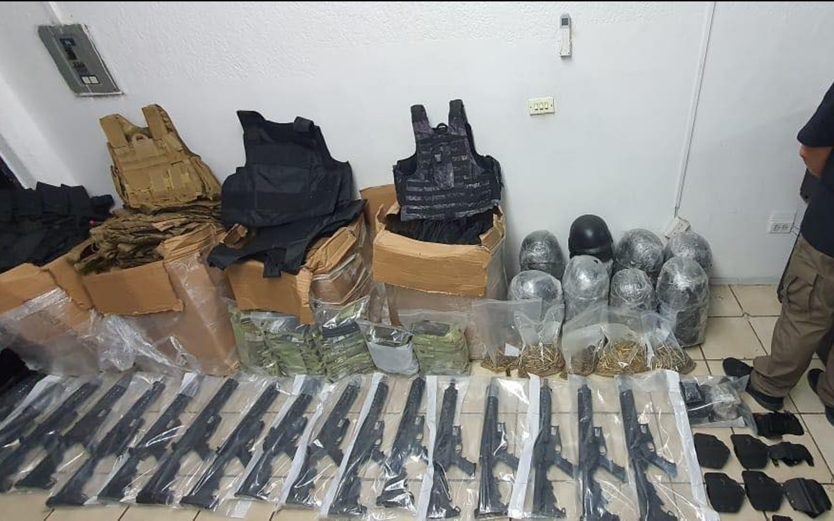 Asegura FGR armamento y objetos bélicos en Tabasco