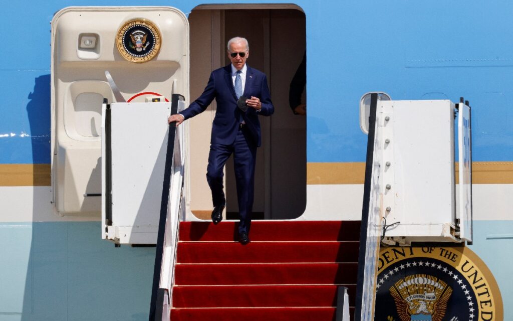 Biden arriba a Israel, el inicio de una visita de alto riesgo a Medio Oriente