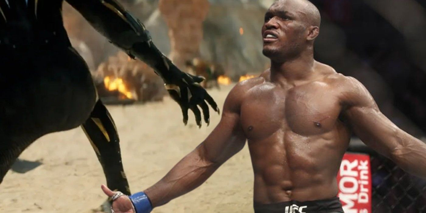 Black Panther 2 presenta al campeón de UFC Kamaru Usman