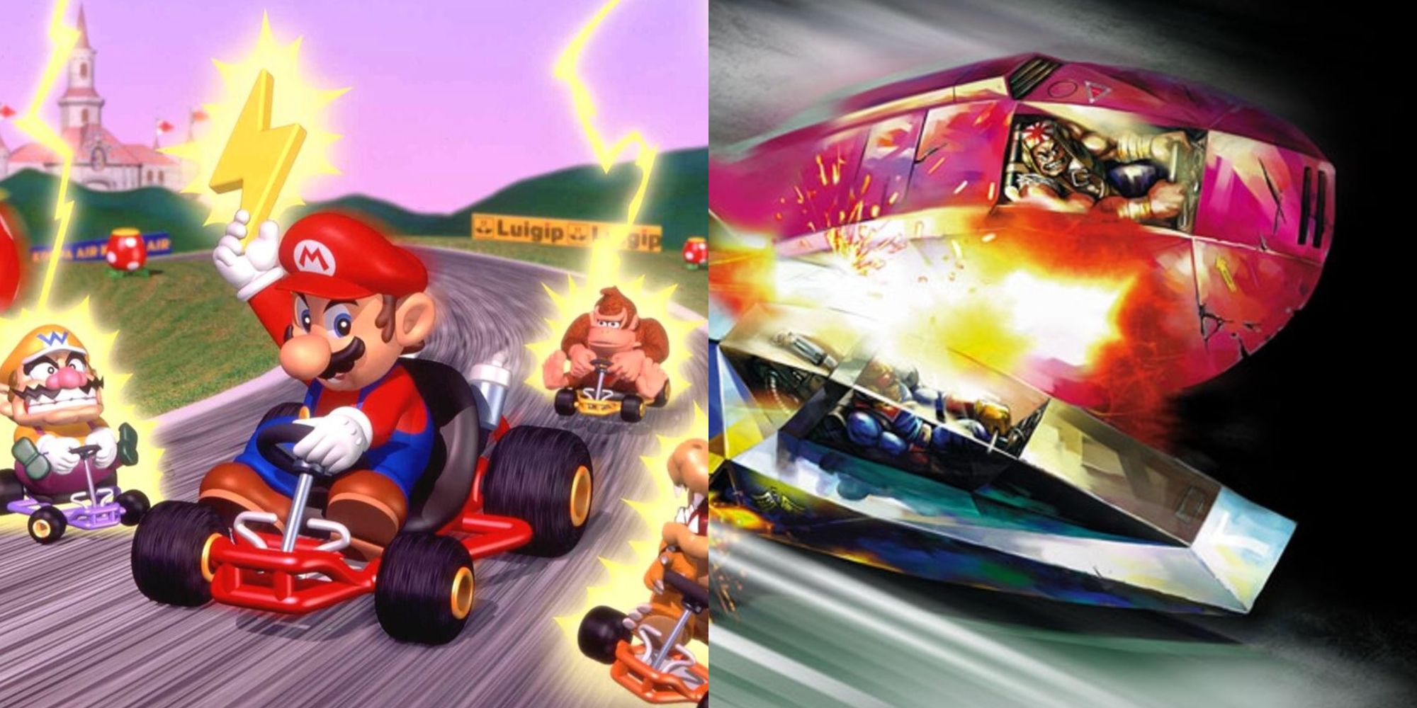 Cómo Mario Kart 64 (casi) intentó ser F-Zero