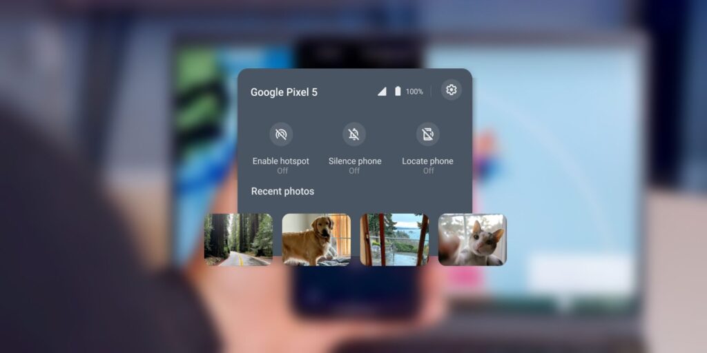 Cómo acceder a fotos recientes desde su teléfono Android en un Chromebook
