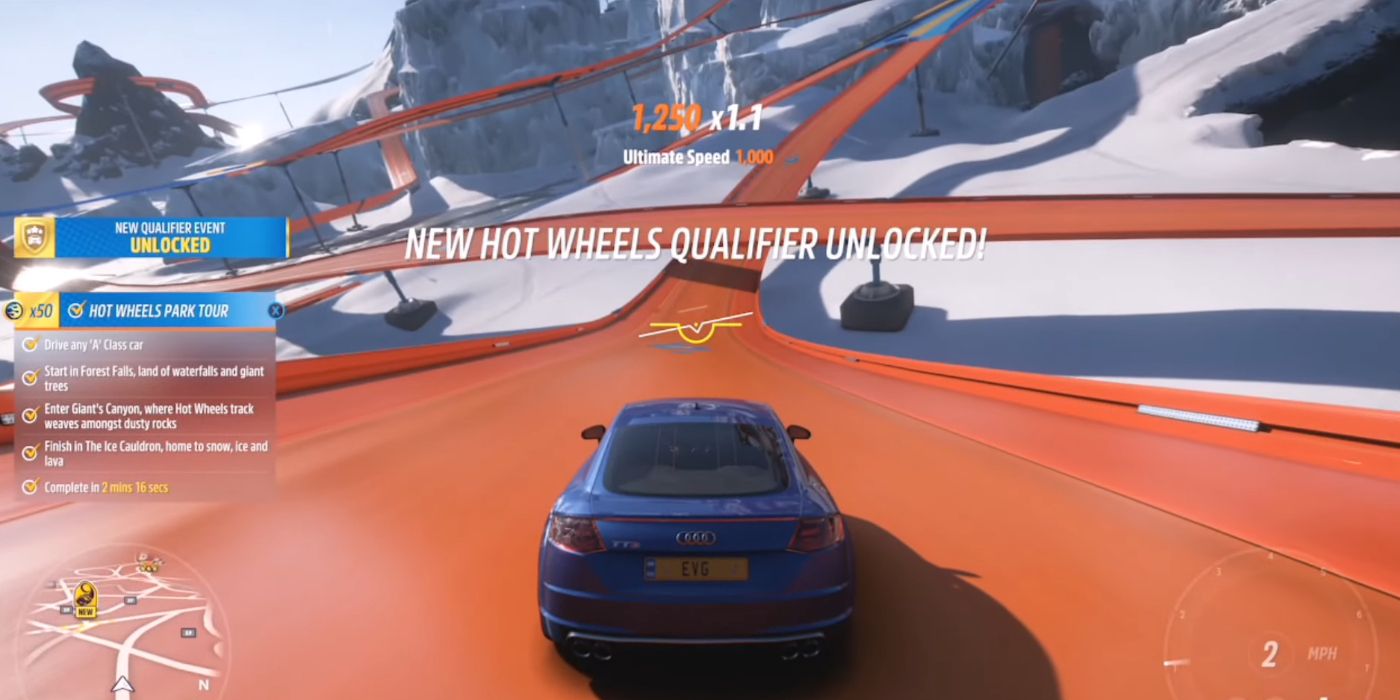 Cómo completar el recorrido por el parque Hot Wheels en Forza Horizon 5
