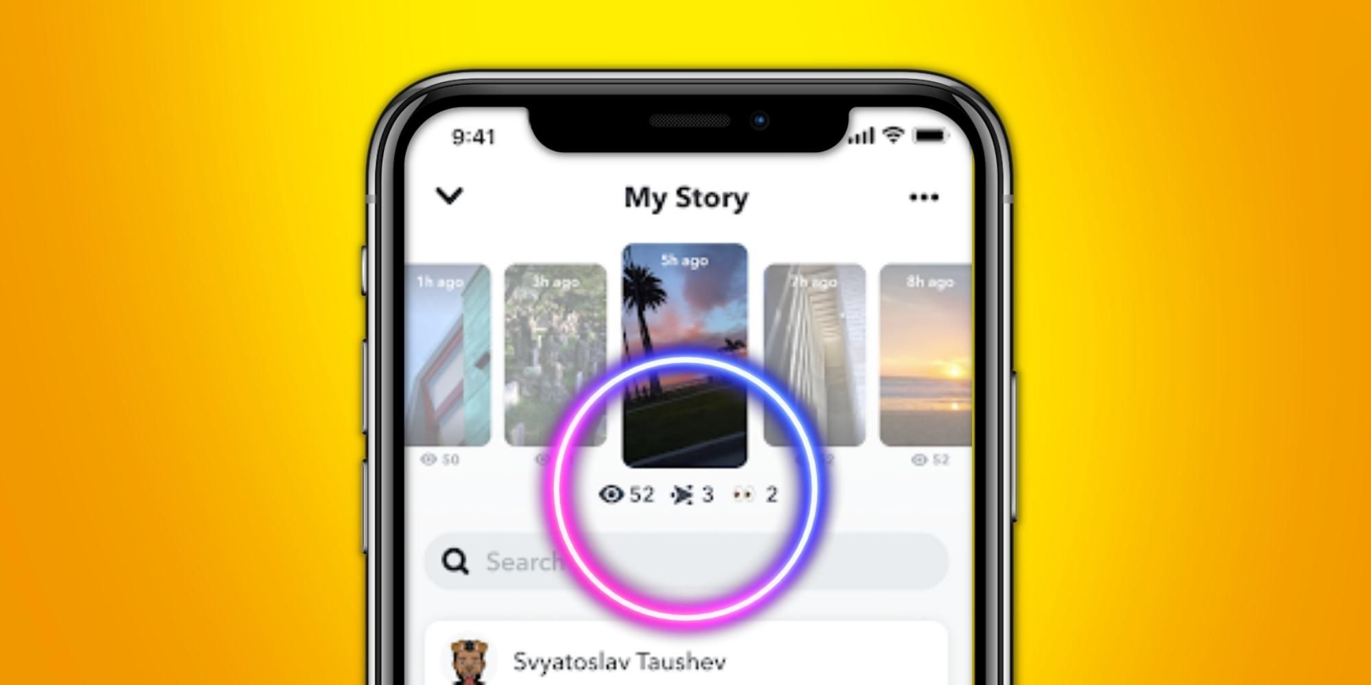 Cómo comprobar el recuento de rewatch de tu historia con Snapchat+