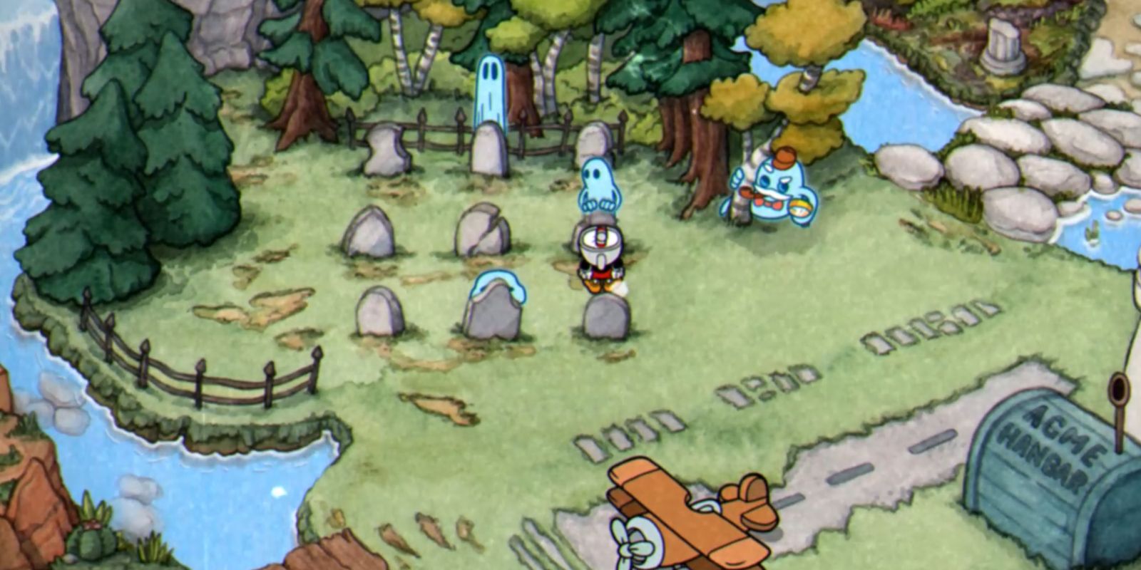 Cuphead DLC: Orden del rompecabezas del cementerio (solución Tombstone)