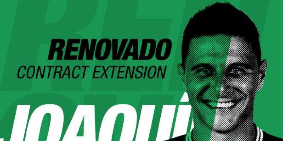 El Betis anuncia la renovación de Joaquín, 'leyenda viva del beticismo'