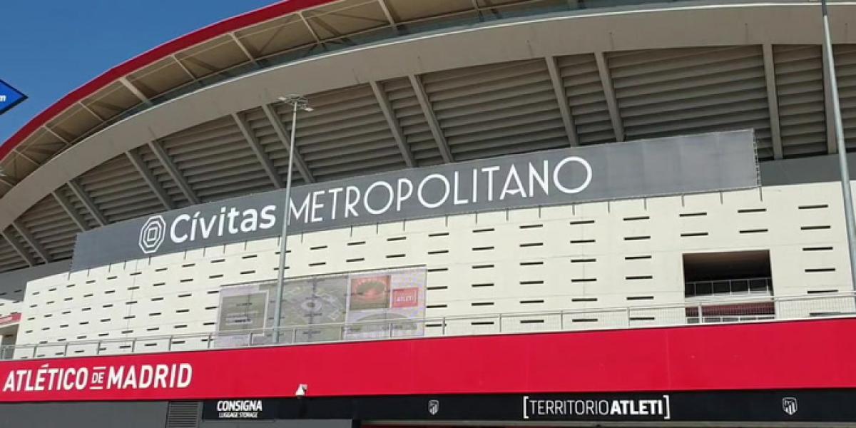 El Metropolitano ya luce su nuevo patrocinador