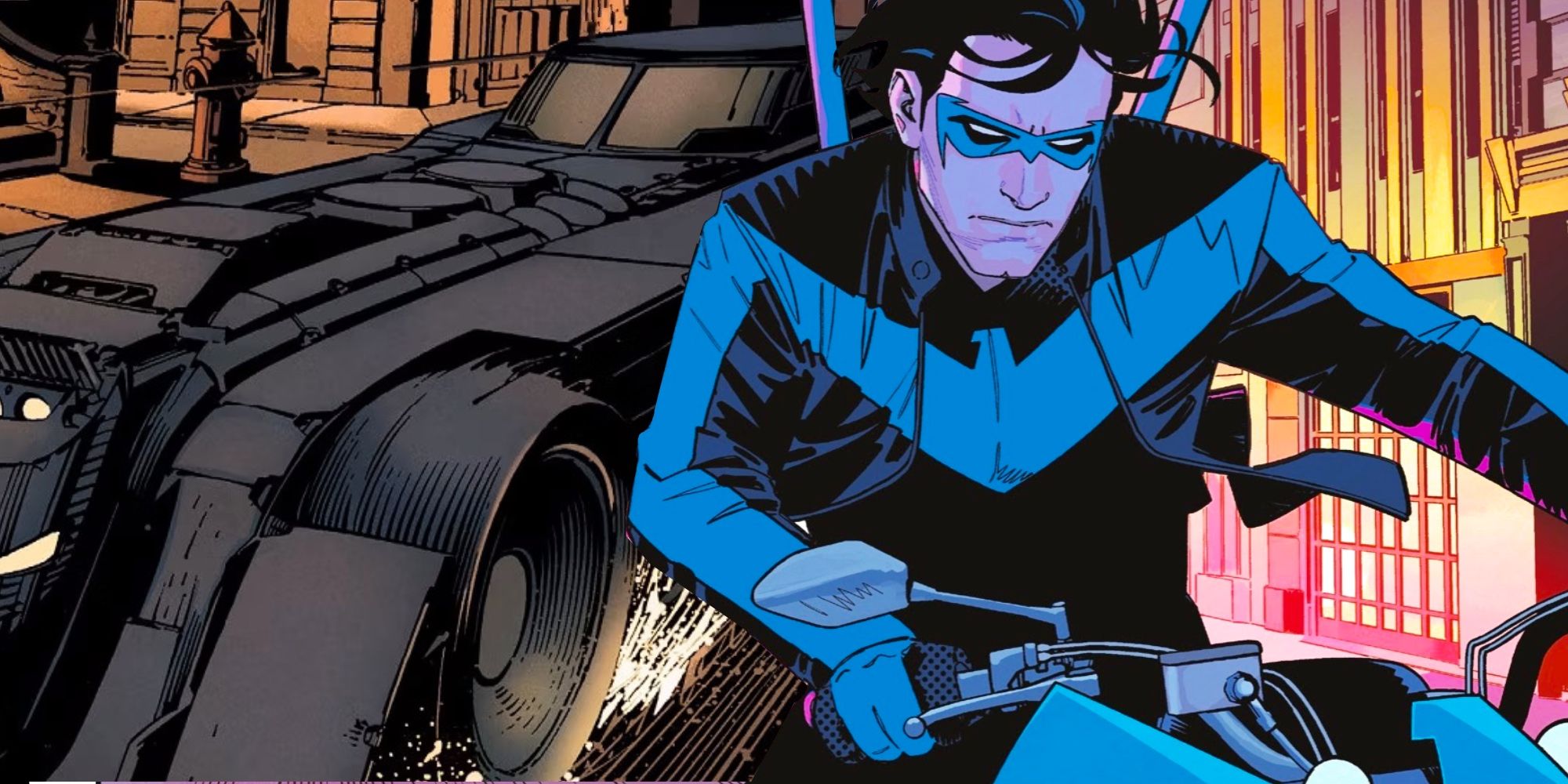 El nuevo viaje de Nightwing avergüenza al Batimóvil
