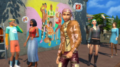 El paquete de expansión Sims 4 High School Years incluye ropa Depop personalizada