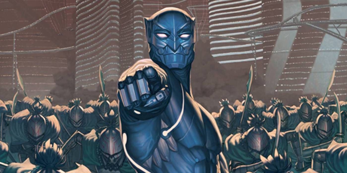 El rediseño futurista de Black Panther muestra cómo se vería como un villano