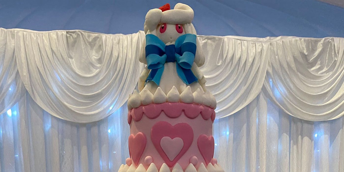El webmaster de Pokémon de Serebii comparte el hermoso diseño del pastel de bodas de Alcremie