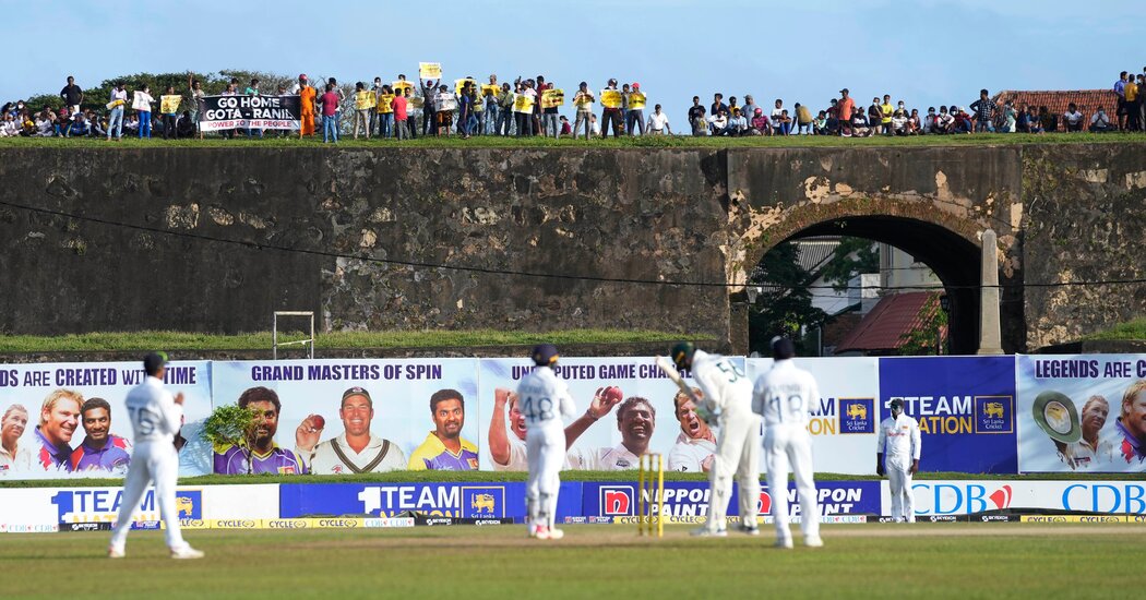 En medio de la crisis de Sri Lanka, el cricket continúa