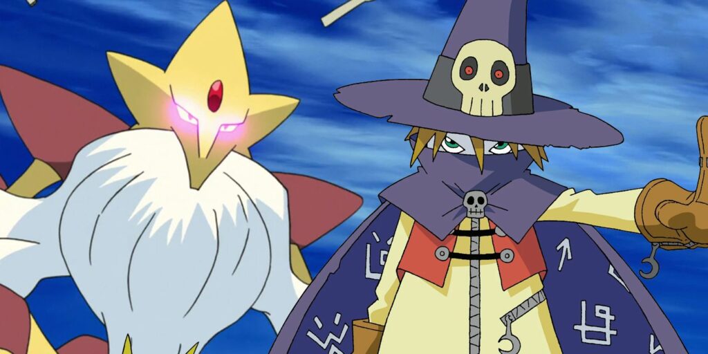 Epic Pokémon Fan Art combina Mega Alakazam con Wizardmon de Digimon