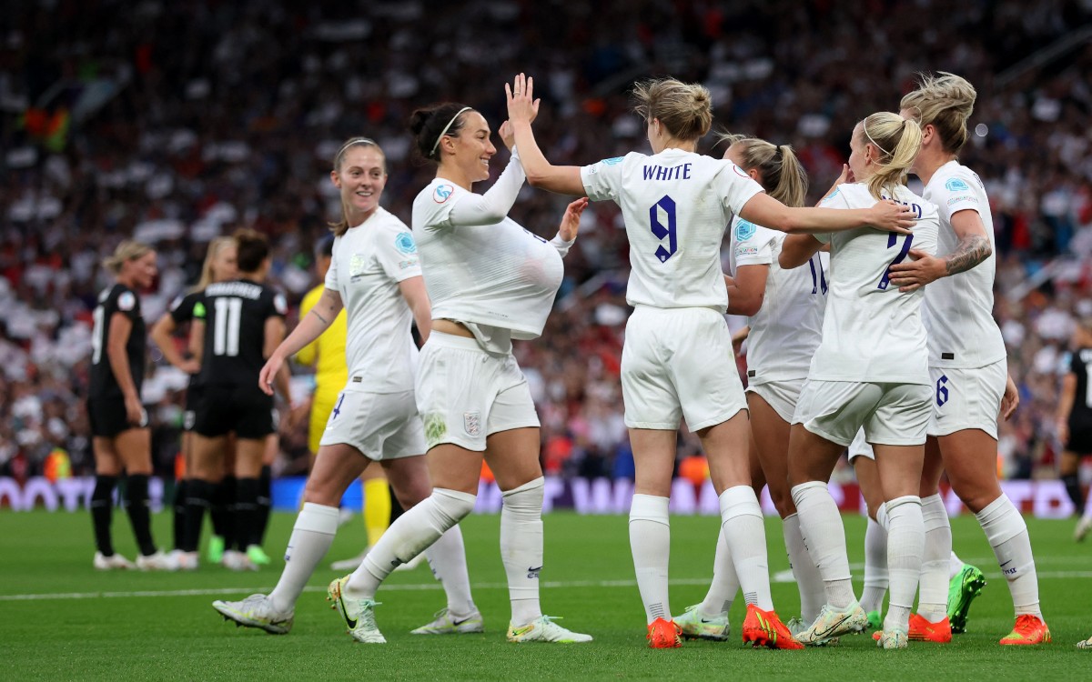 Euro Femenina Inglaterra 2022: Se imponen inglesas con apuros a austríacas | Video
