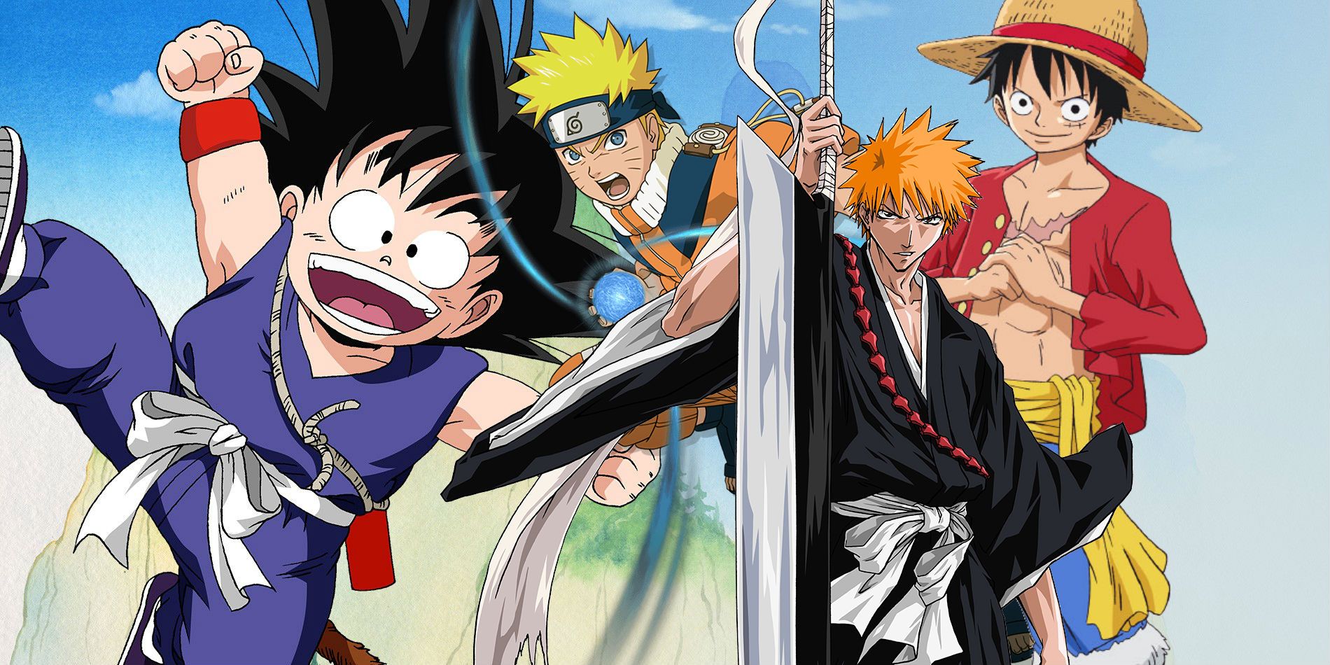 Goku, Luffy, Naruto e Ichigo se unen en nuevas figuras épicas de Shonen Jump
