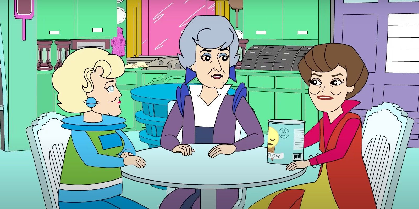 Golden Girls conoce a los Supersónicos en un episodio animado del director de BoJack