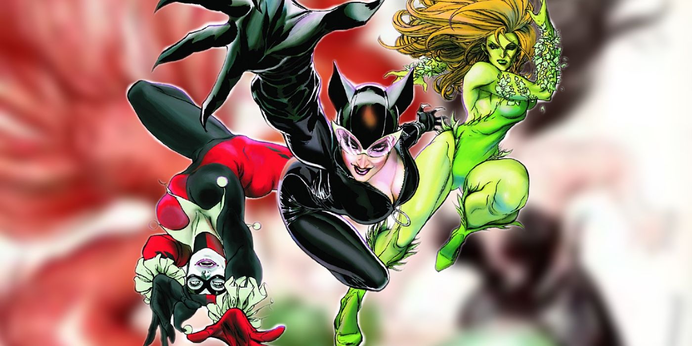 Harley Quinn, Poison Ivy y Catwoman rediseñadas como sirenas en DC Fanart