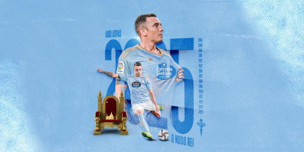 Iago Aspas se une al Celta hasta el 2025