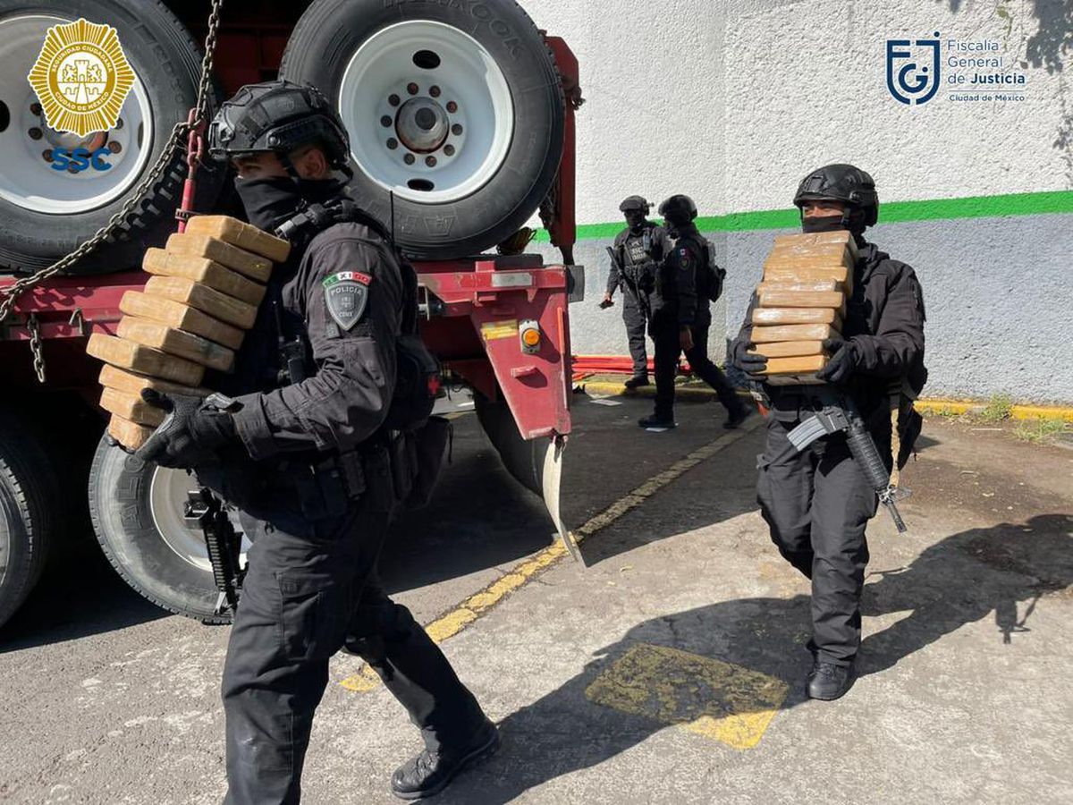 Incautadas 1,6 toneladas de cocaína, el mayor decomiso en la historia de Ciudad de México