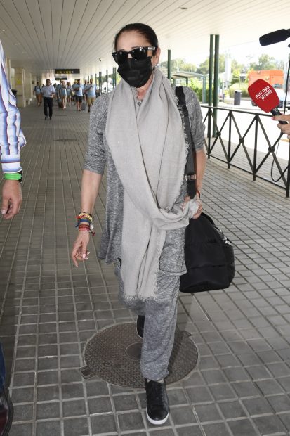 Isabel Pantoja en Jerez con un atuendo gris / Gtres