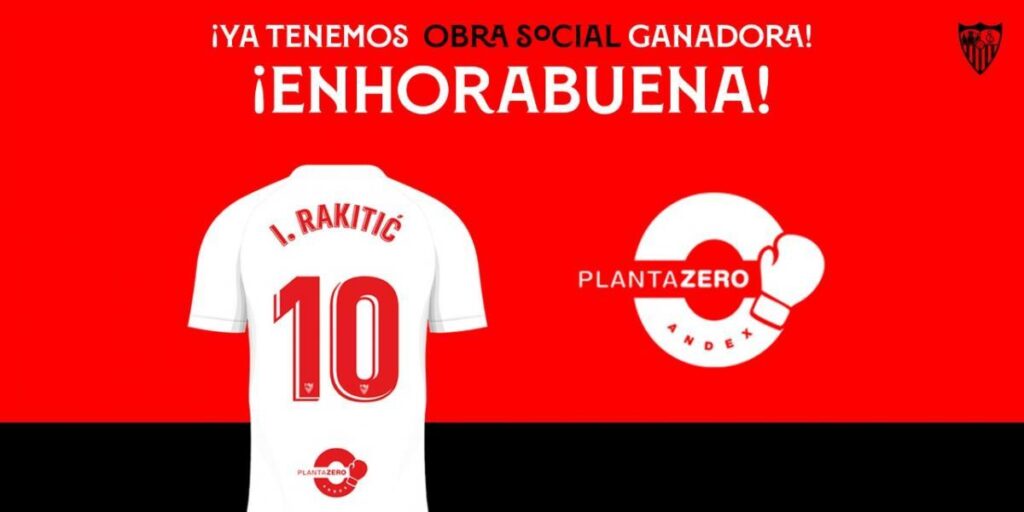 La afición del Sevilla elige a ‘Andex’ como patrocinador social para sus camisetas