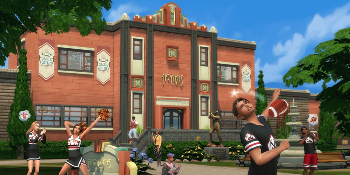 La fuga del mapa mundial de Sims 4 High School se ve tan bien que desearás que sea real