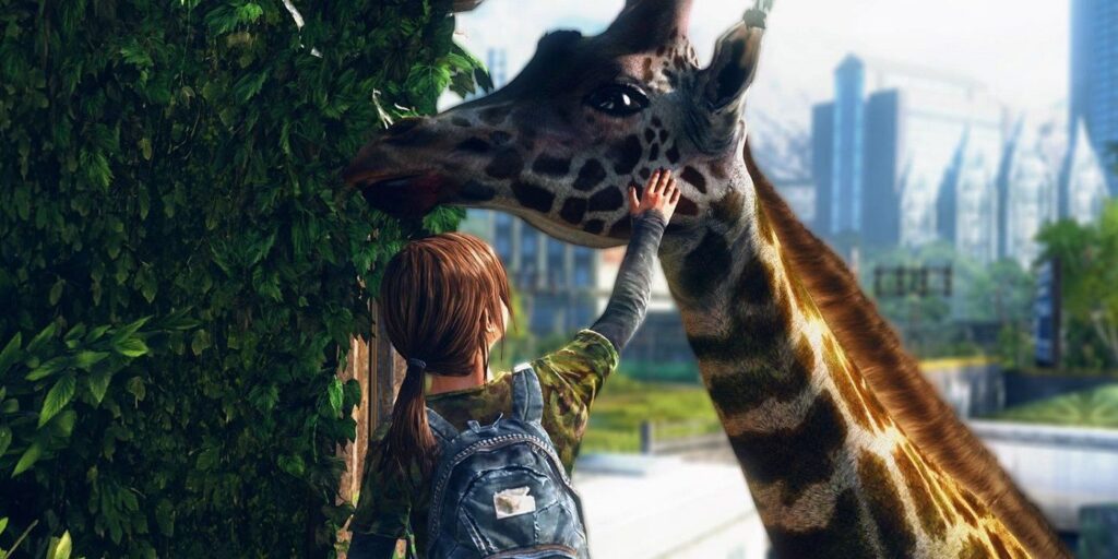 La jirafa de TLOU Part 1 recibe comentarios hápticos para caricias realistas