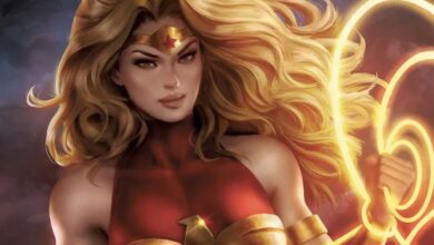 La nueva Mujer Maravilla de DC es un icono dorado en el arte oficial