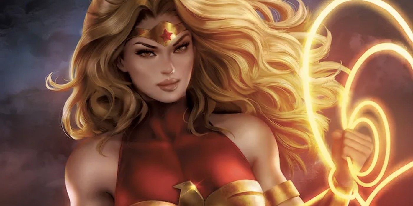 La nueva Mujer Maravilla de DC es un icono dorado en el arte oficial